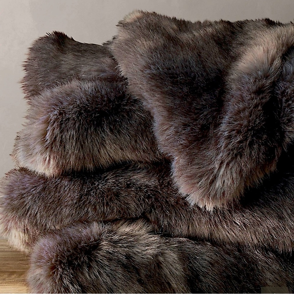 Restoration Hardware Ultimate Faux Fur Throw